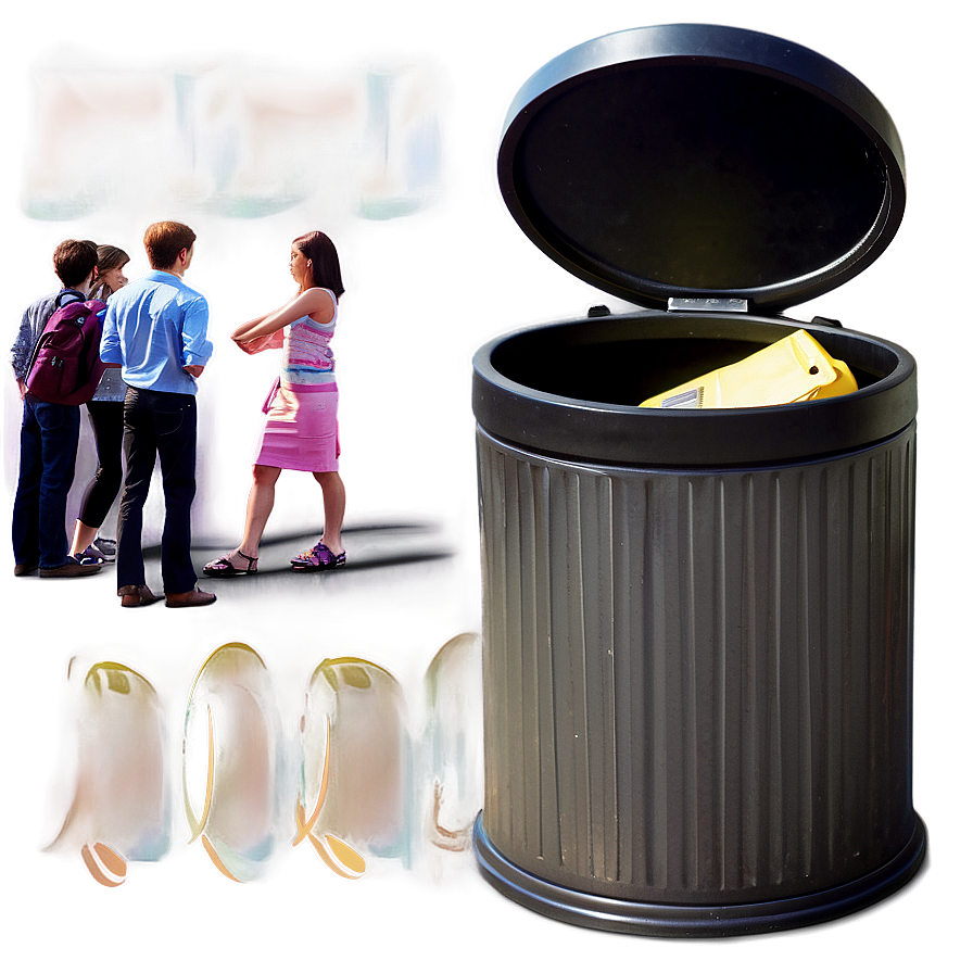 Push Trash Bin Png Uyi12