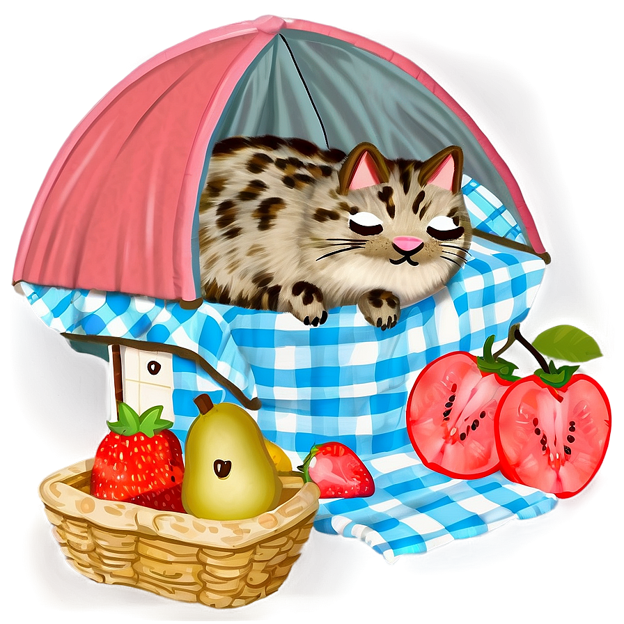 Pusheen And Friends Picnic Png Sgn6