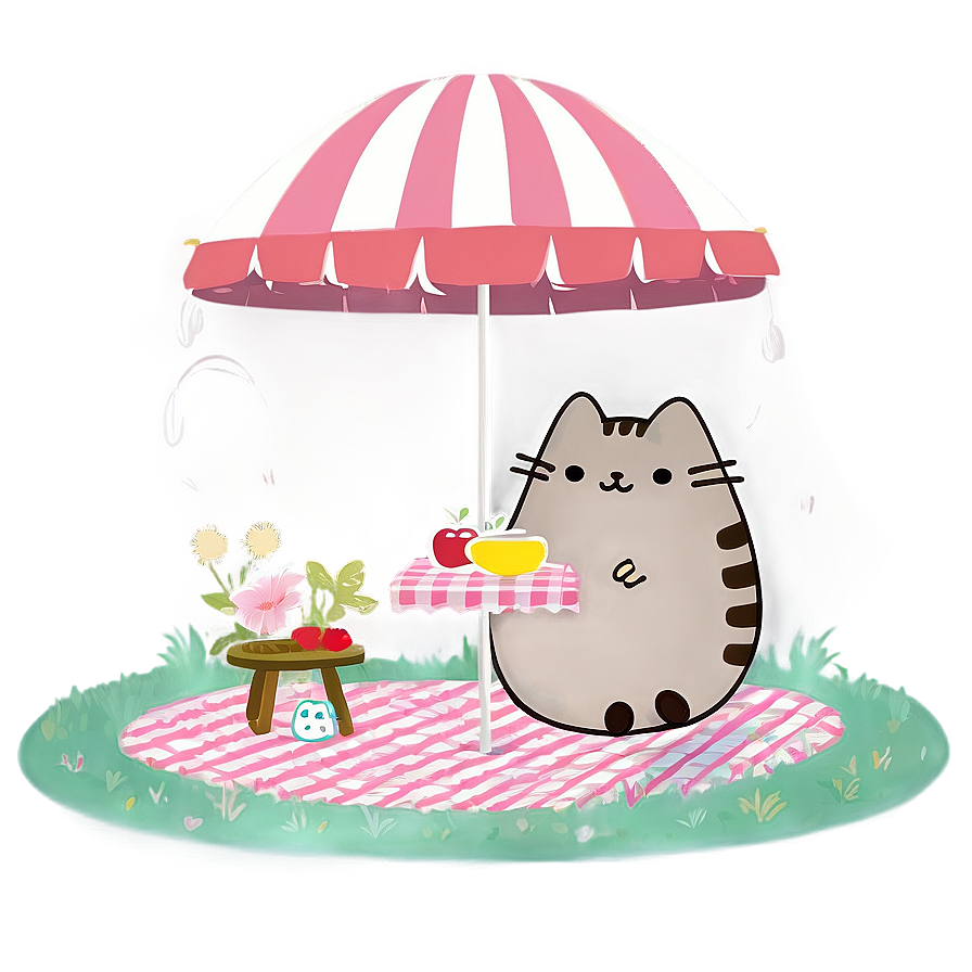 Pusheen And Friends Picnic Png Tgc57