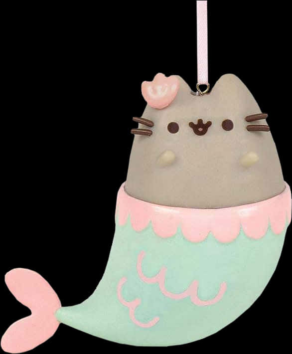 Pusheen Mermaid Ornament