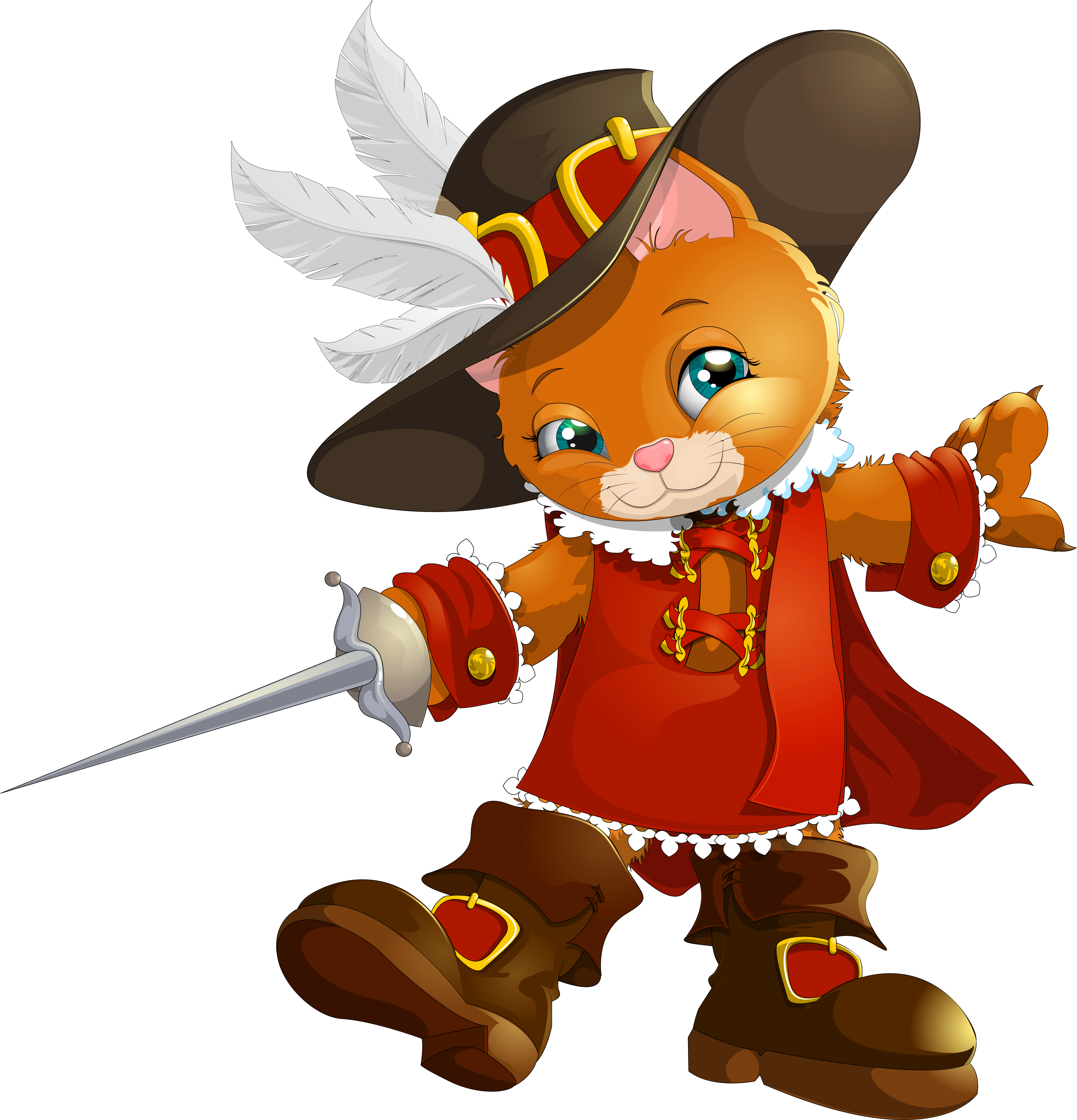 Puss In Boots Character Illustration