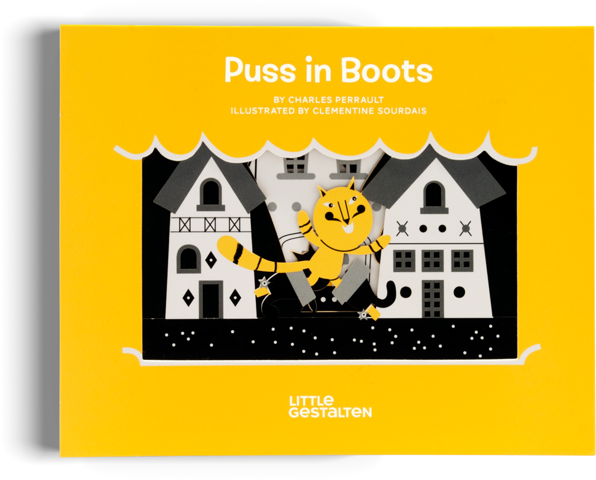 Pussin Boots Book Cover Illustration