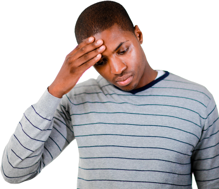 Confused Guy Png - Transparent Black Guy Png, Png Download PNG with transparent background