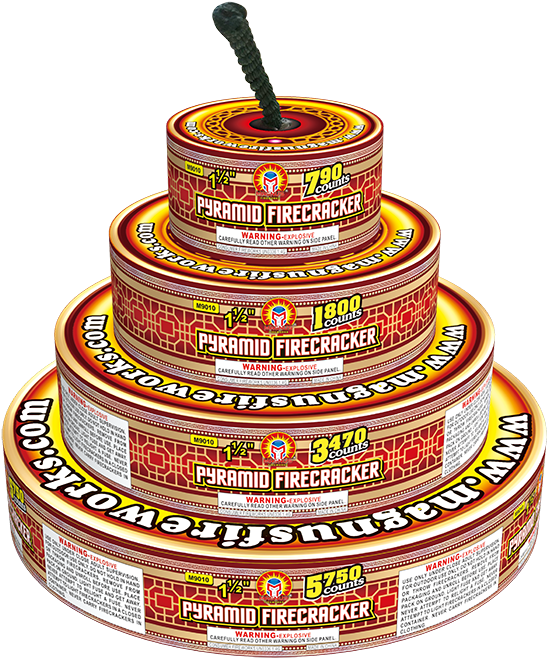 Pyramid Firecracker Stack