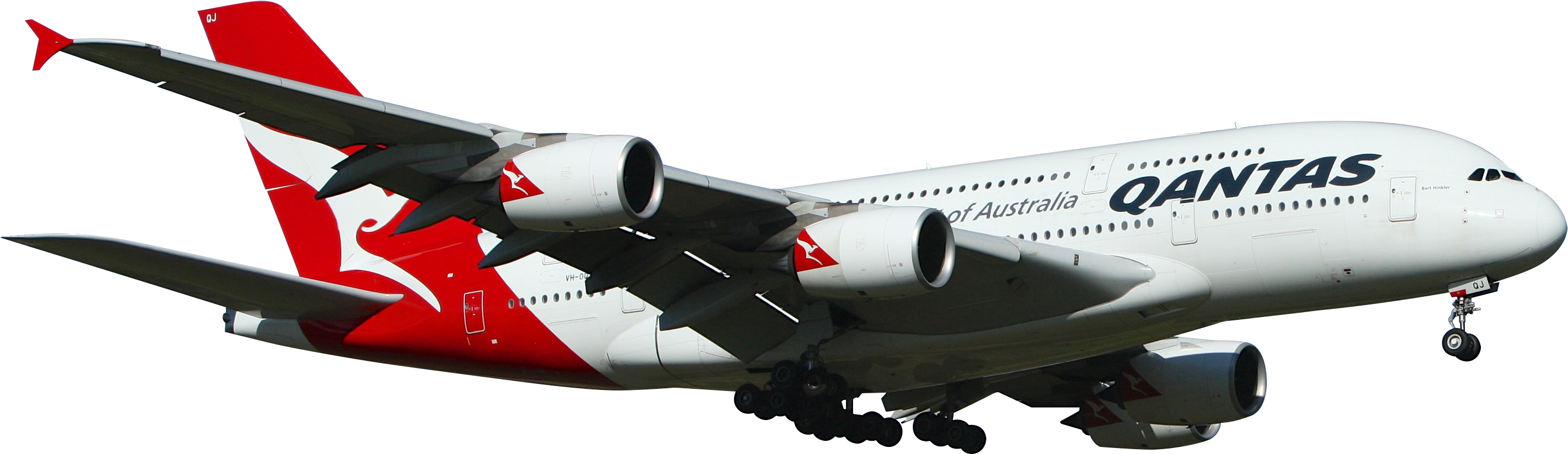 Qantas Airbus A380 Midflight