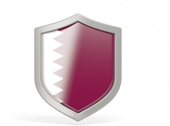 Download Flag Icon Of Qatar At Png Format - Qatar Shield Png, Transparent Png PNG with transparent background