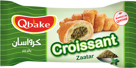 Qbake Zaatar Croissant Packaging