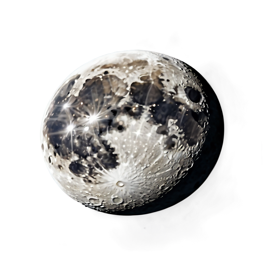 Quarter Moon Transparent Png 05252024