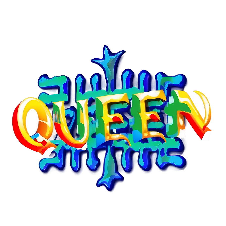 Queen Band Logo PNG 05212024 PNG with transparent background