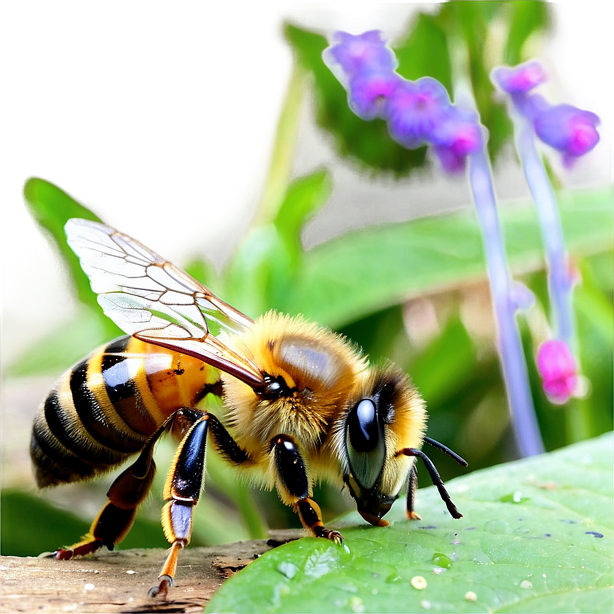 Queen Bee In Nature Png Fam