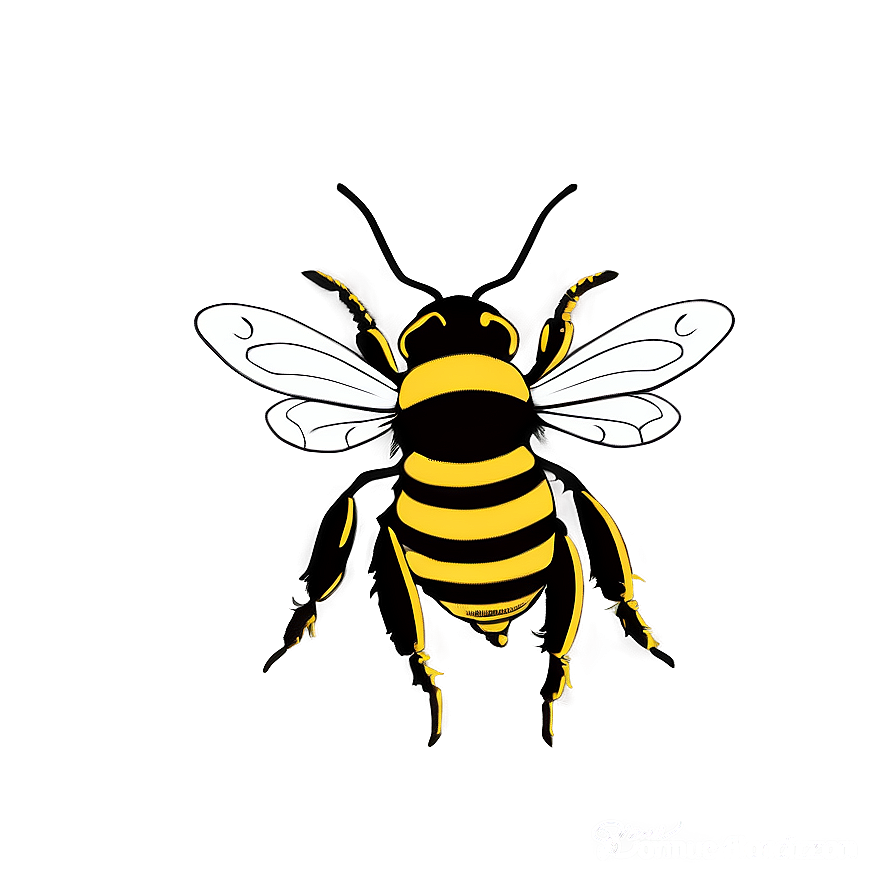 Queen Bee With Buzzing Bees Png 81