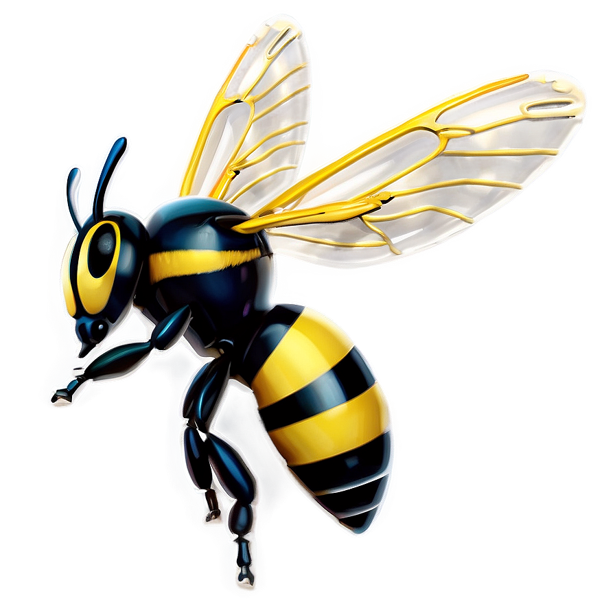 Queen Bee With Wings Spread Png Jhh