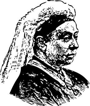 Queen Chess Piece Silhouette PNG with transparent background