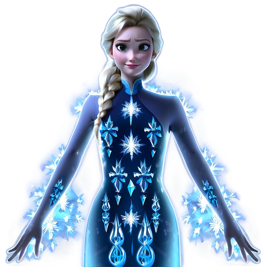 Queen Elsa Ice Magic PNG jsq85 PNG with transparent background