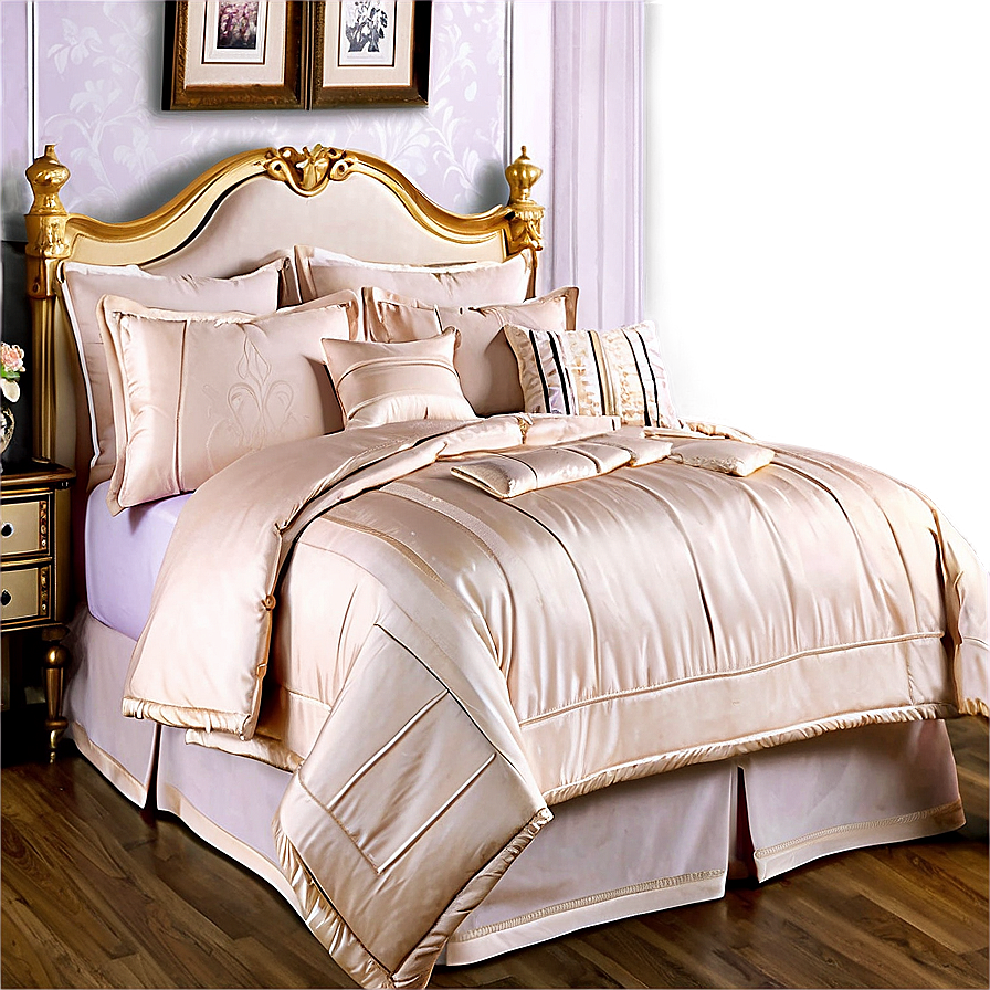 Queen Size Elegant Bedding PNG yvq98 PNG with transparent background