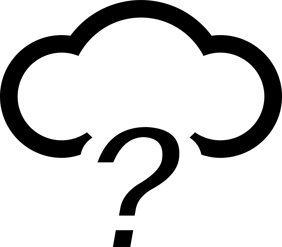 Question Cloud Icon