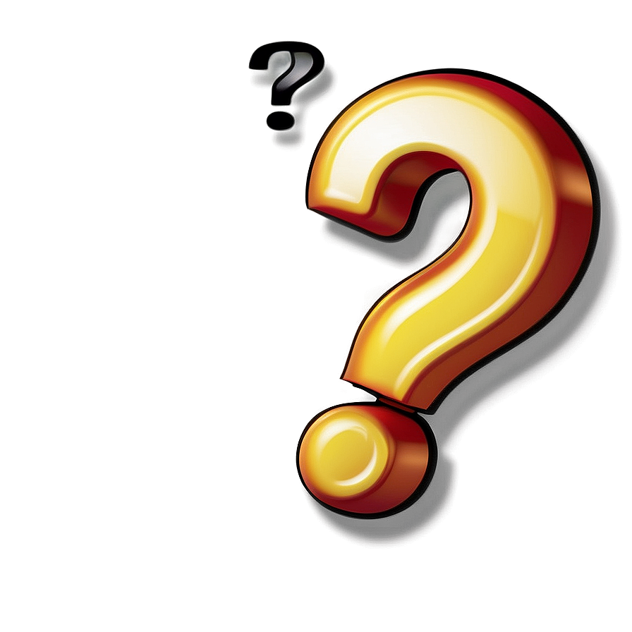 question mark b PNG with transparent background