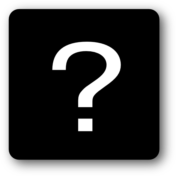 Question Mark Icon Square