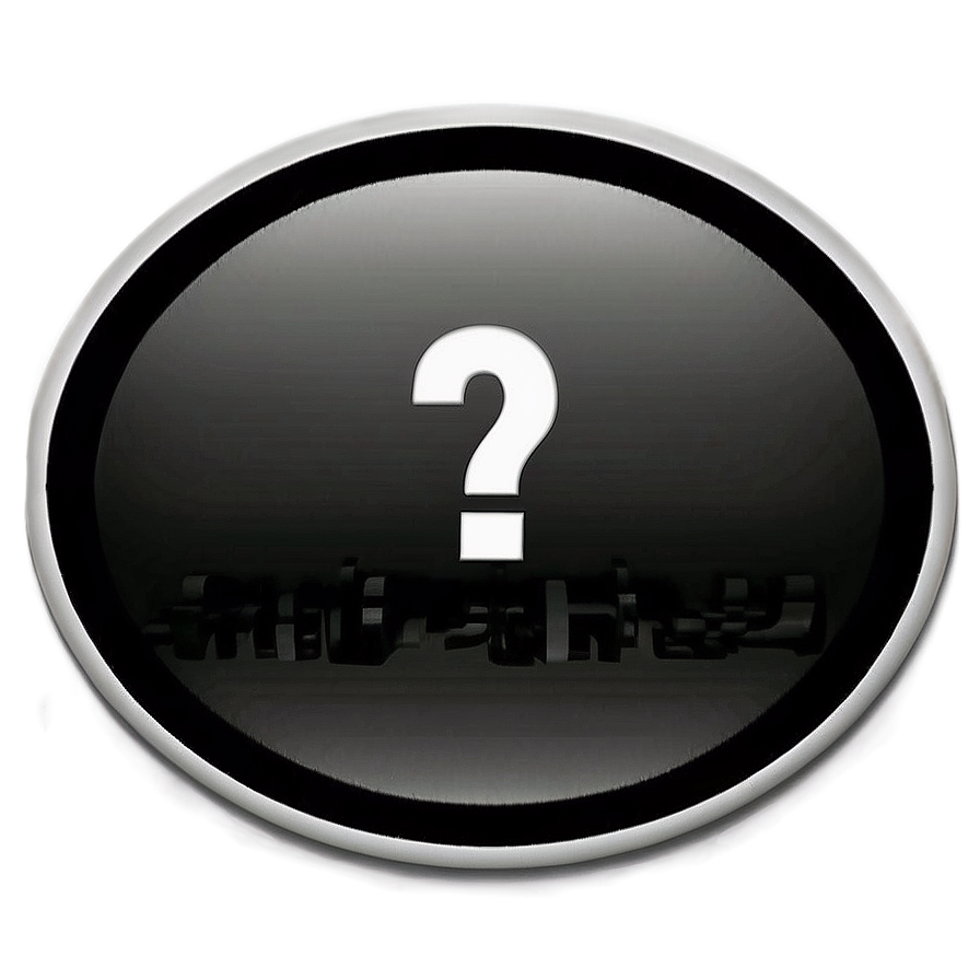 Question Mark in Circle PNG 04292024 PNG with transparent background