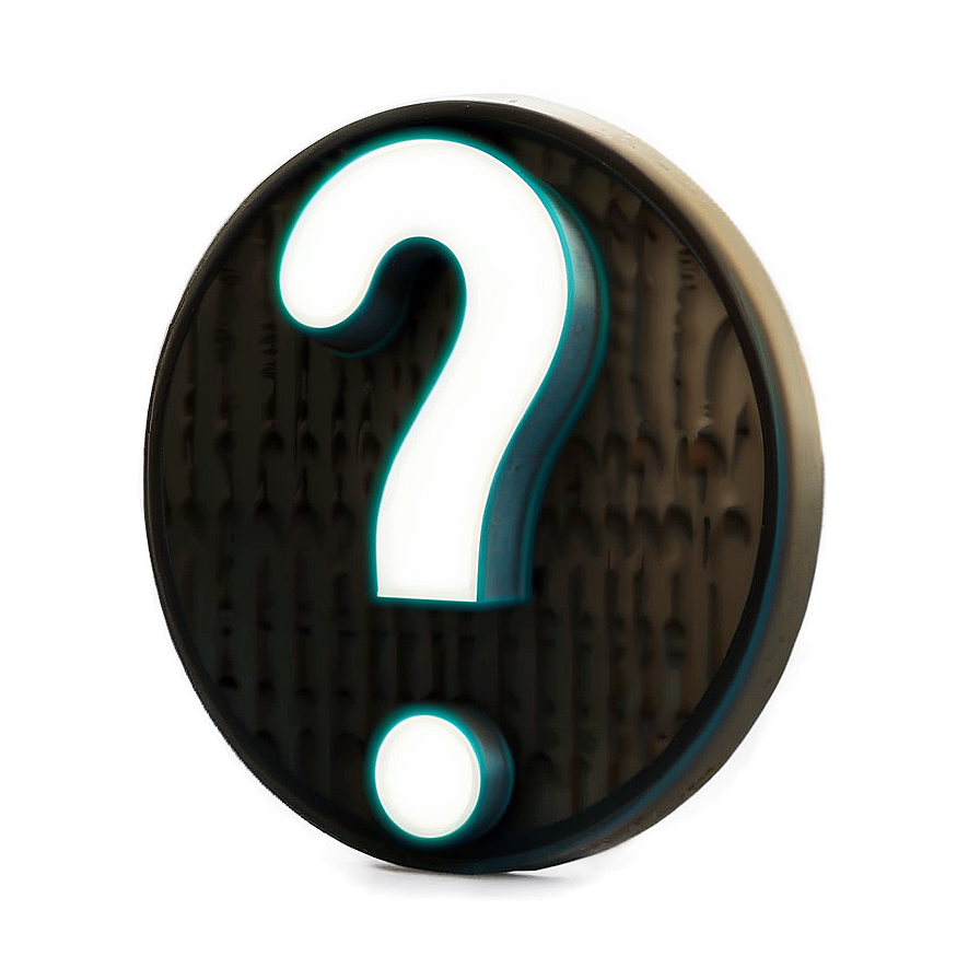Question Mark in Circle PNG 04292024 PNG with transparent background