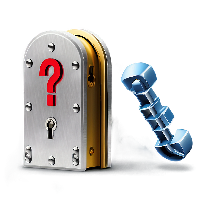 Question Mark In Lock Png 65