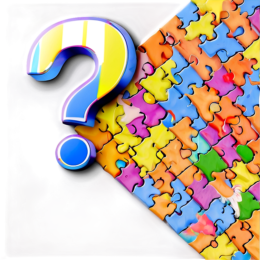 Question Mark In Puzzle Png Ekj