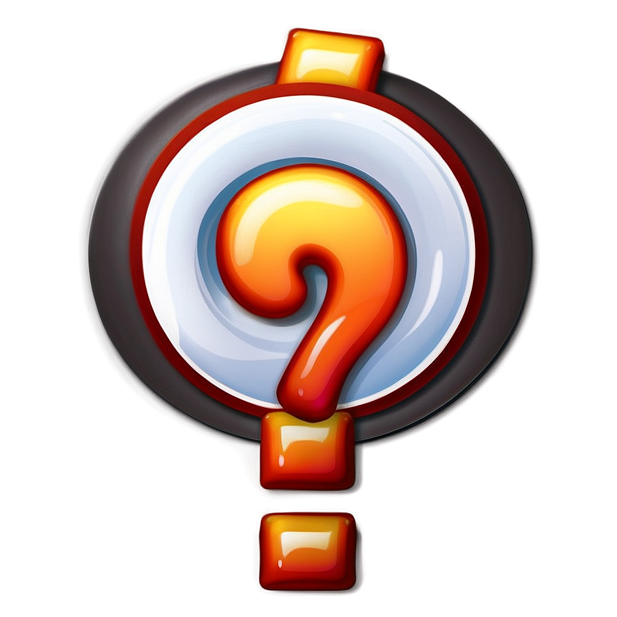 Question Mark On Button Png 20