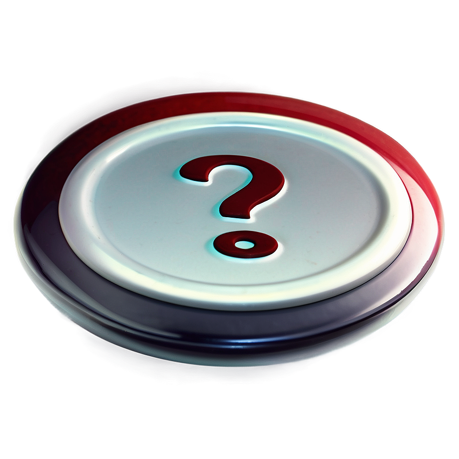 Question Mark on Button PNG 54 PNG with transparent background