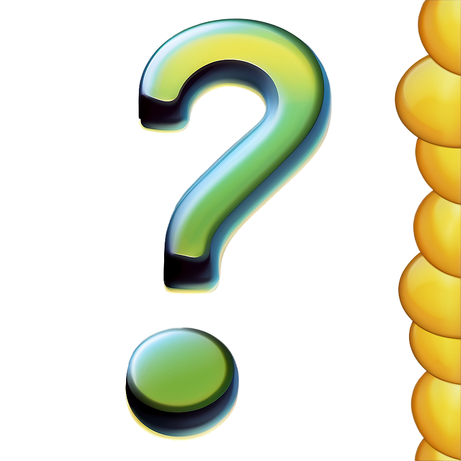 Question Mark Transparent Emoji Png Kfv31