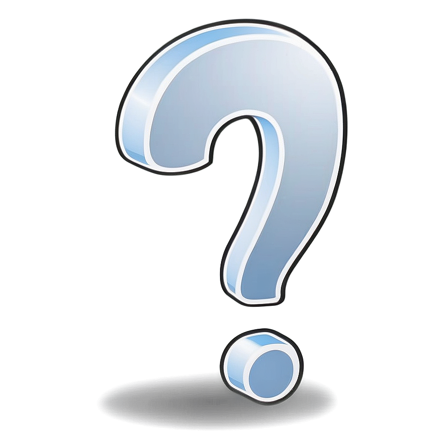 Question Mark Transparent Sticker Png 29