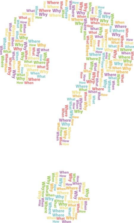 Transparent Pink Question Mark Png - Question Mark Png Word Cloud, Png Download PNG with transparent background