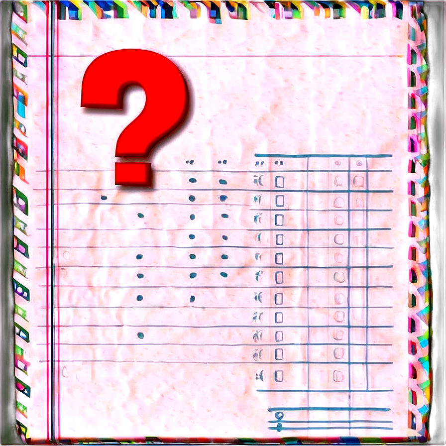 Question Paper Sheet Png 05232024