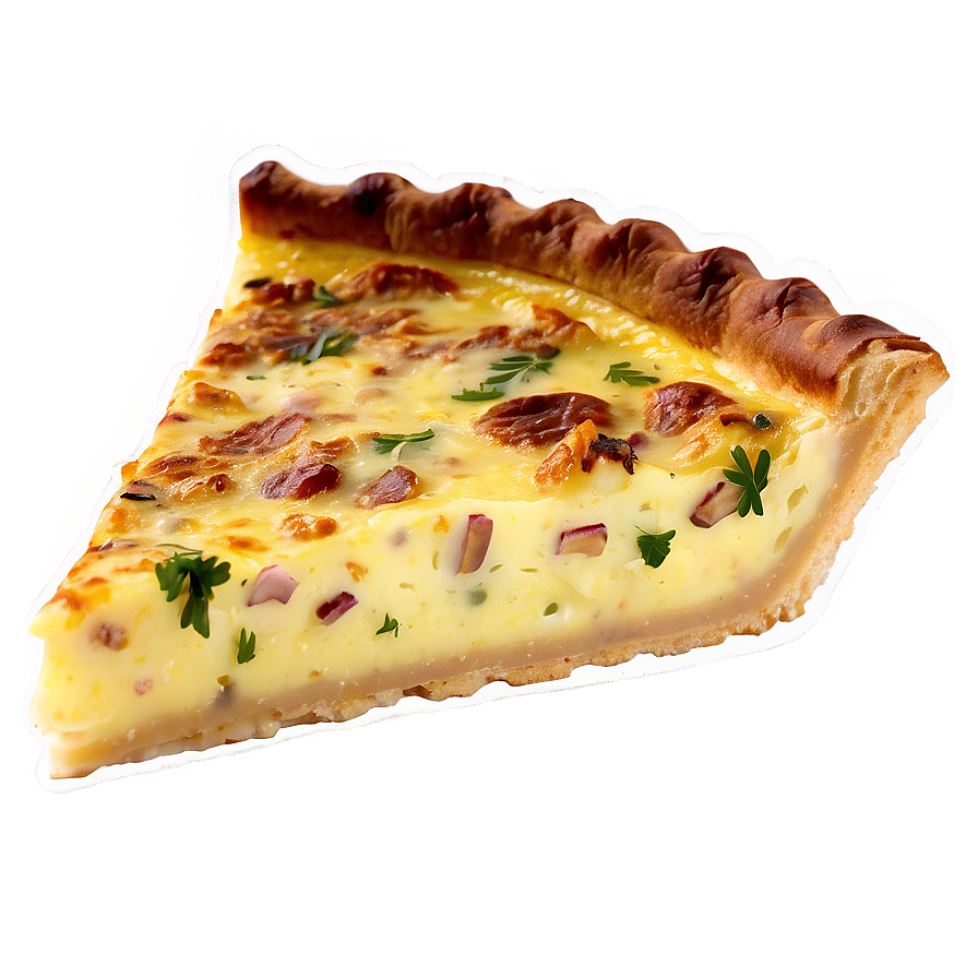 Quiche Lorraine Slice Png 05212024