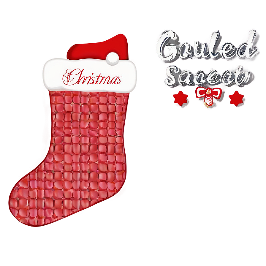 Quilted Christmas Stocking Png Wbj11