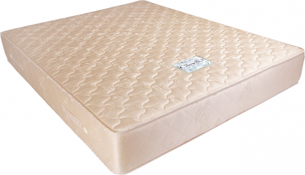 Quilted Mattress Isolatedon Black