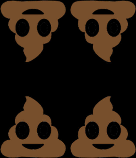 Poop Emoji Ice Cream PNG image with a transparent background, free high-resolution download