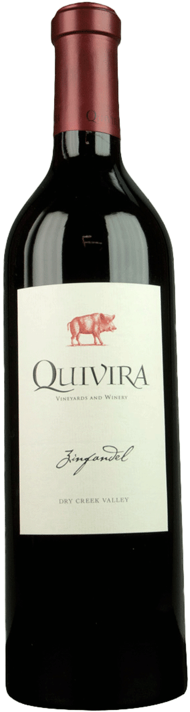 Quivira Vineyards Zinfandel Wine Bottle