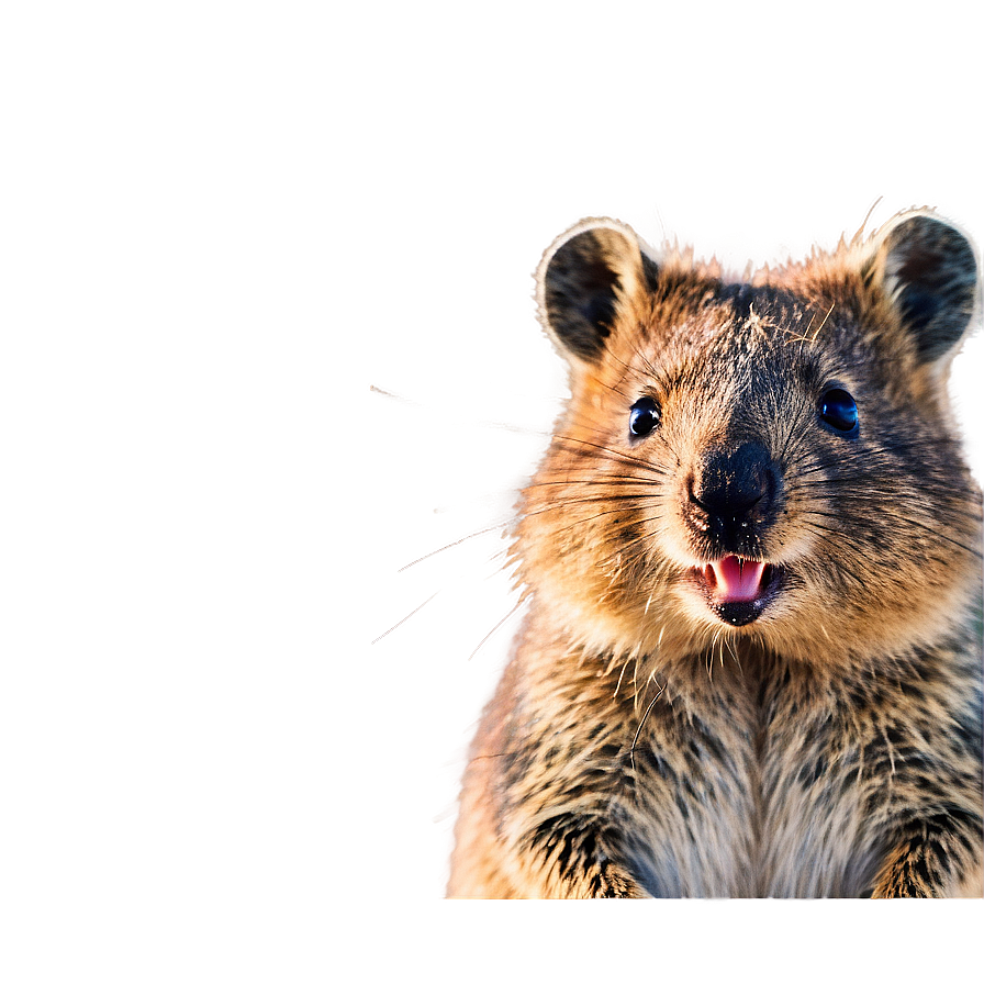 Quokka Enjoying Sun Png Fro