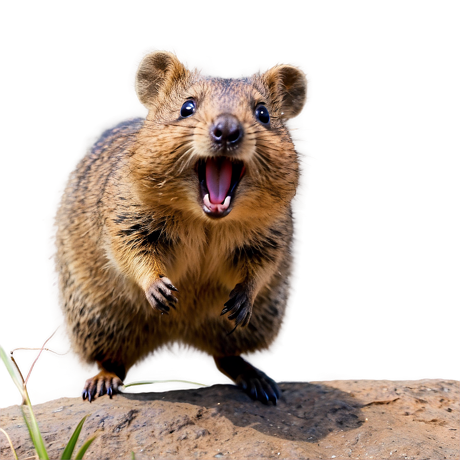 Quokka Jumping Joyfully Png 33