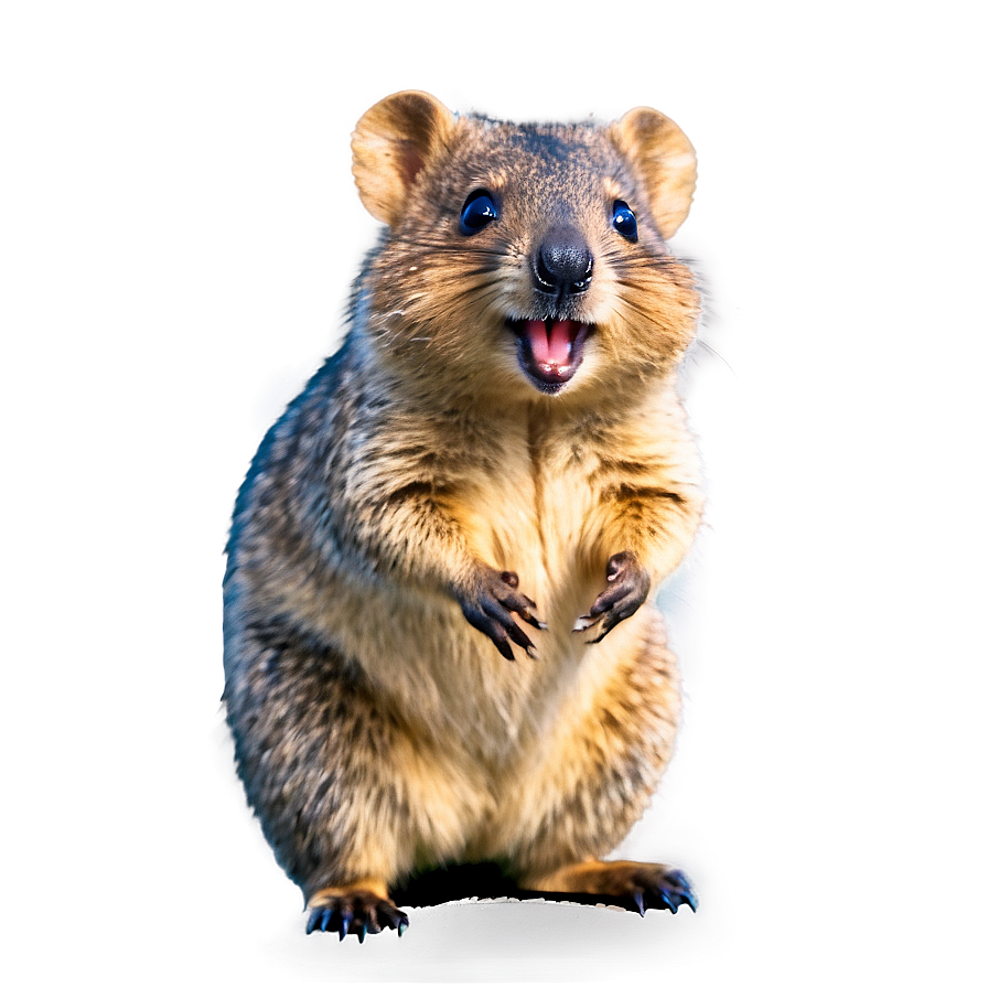 Quokka With A Smile Png Bkw