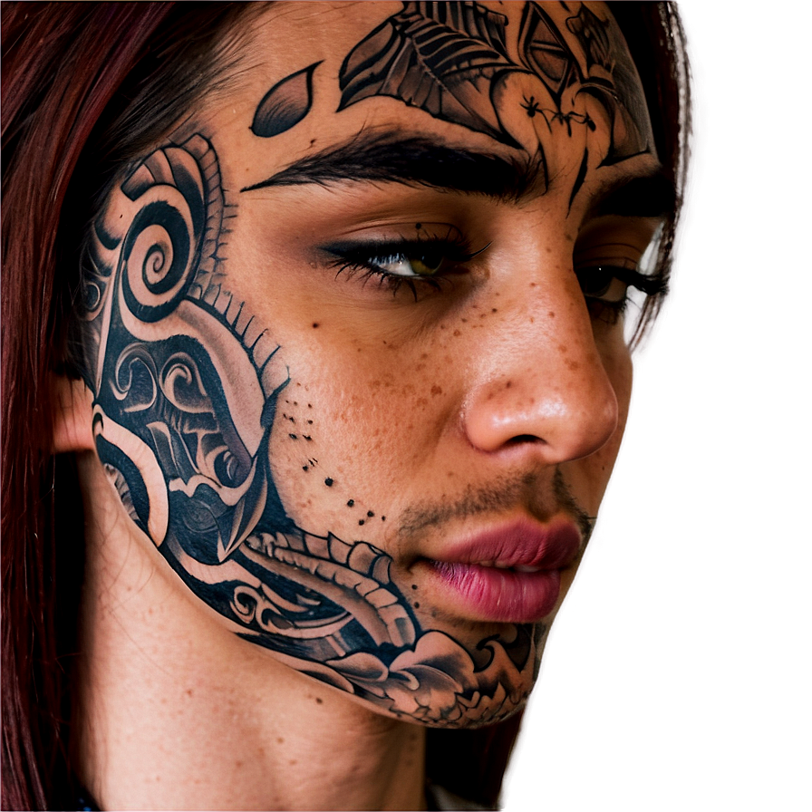 Quote Face Tattoo Png 65