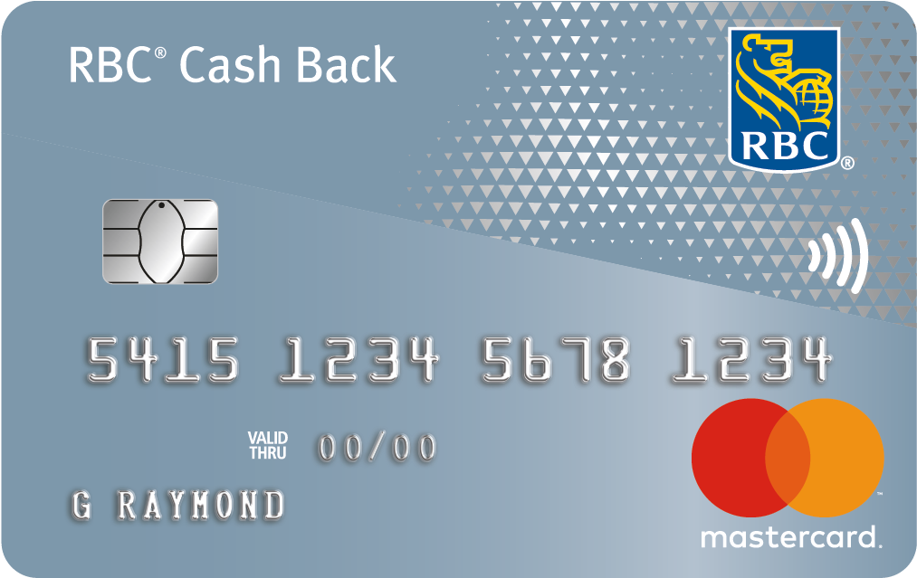 R B C Mastercard Cash Back Credit Card