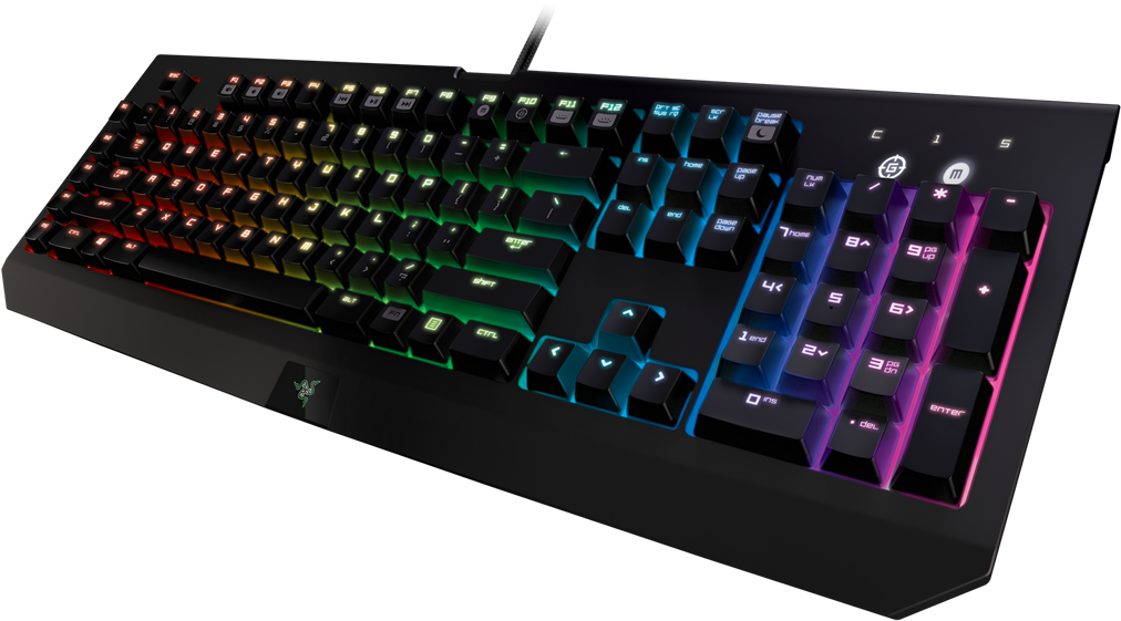 Gaming Keyboard Png Free Download - Blackwidow Chroma Gaming Keyboard, Transparent Png PNG with transparent background