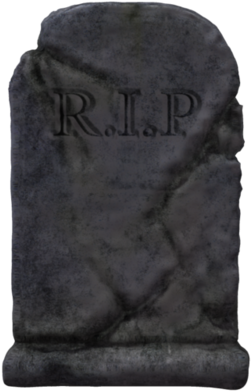 R I P Gravestone Image PNG with transparent background