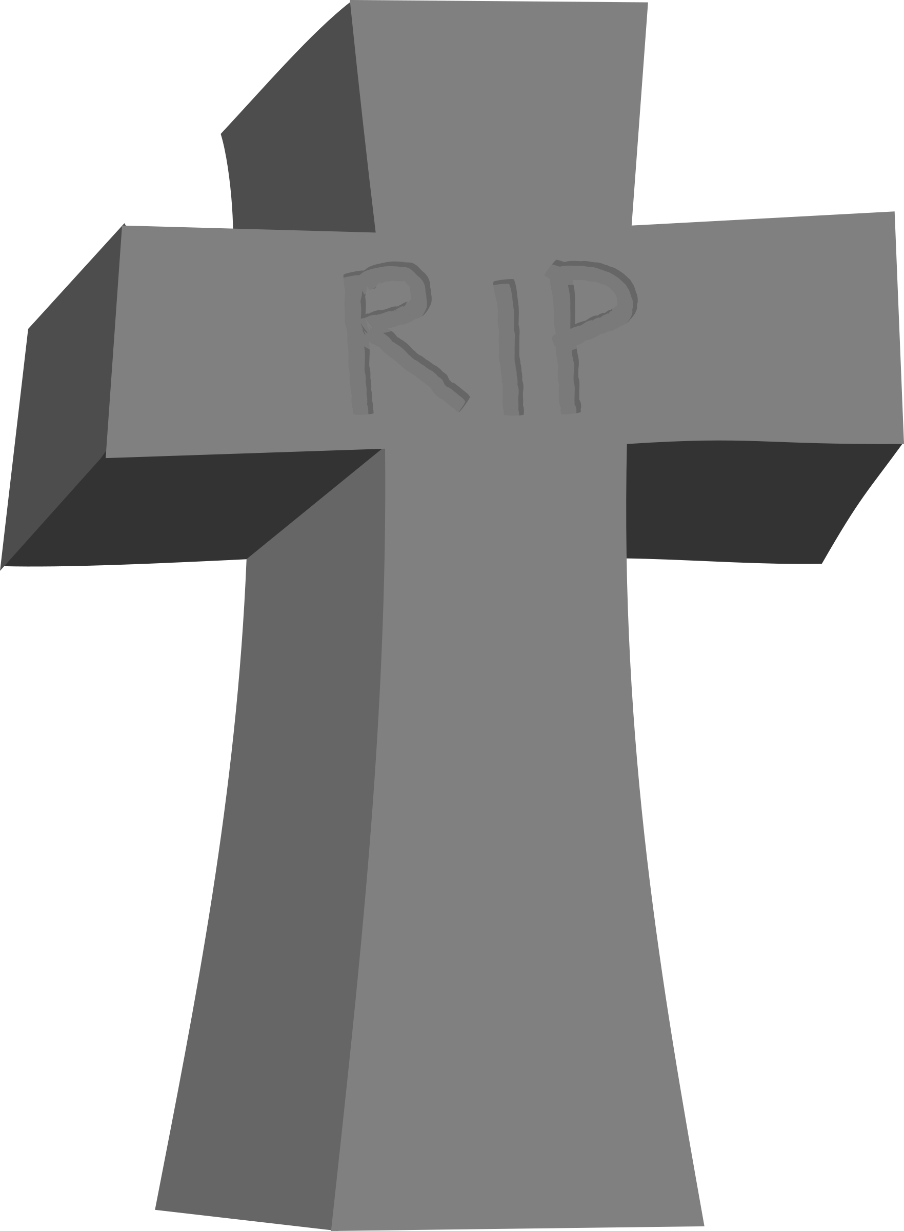 Cross Tombstone Png - Tombstone Cross Clipart, Transparent Png PNG with transparent background