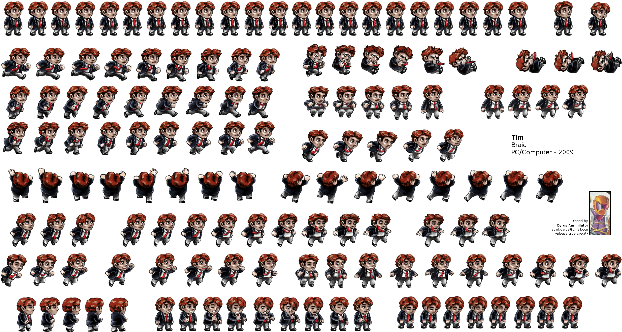 R P G Character Sprite Sheet