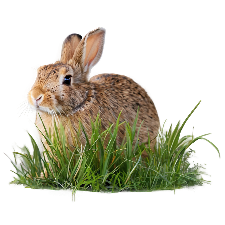 Rabbit In Grass Png 05062024