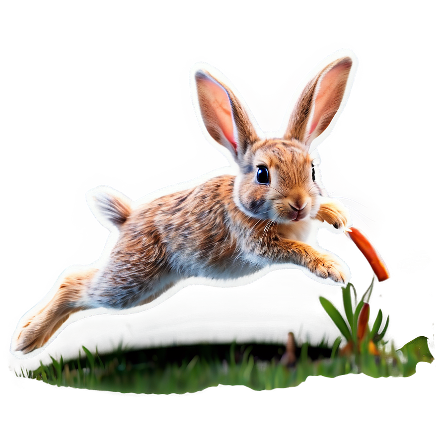 Rabbit Jumping Clipart PNG glr PNG with transparent background