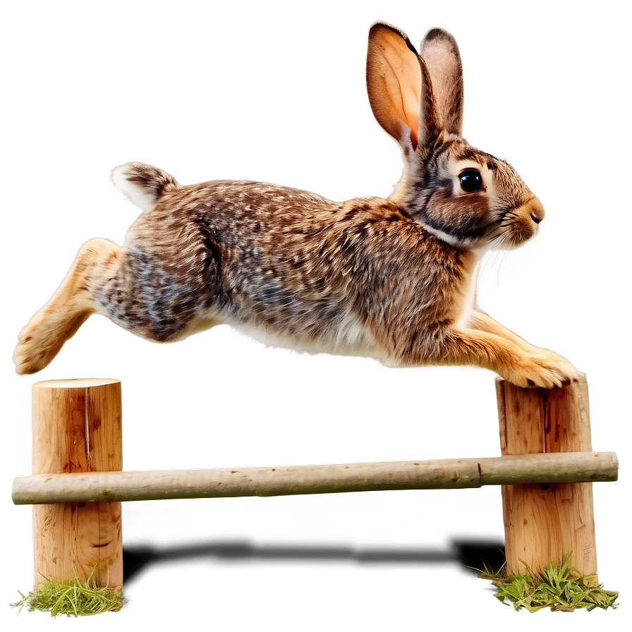 Rabbit Jumping Clipart PNG omc PNG with transparent background