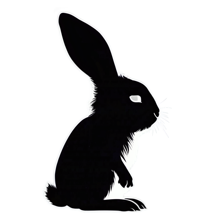 Rabbit Silhouette Png 87